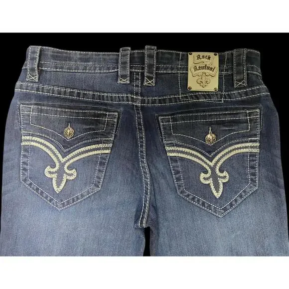 Men's Straight Rock Revival Jeans 